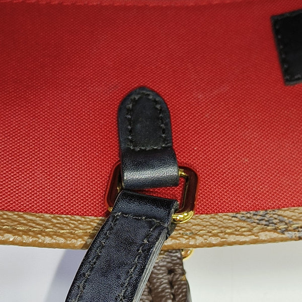 ONTHEGO MM Monogram Coated Canvas Brown