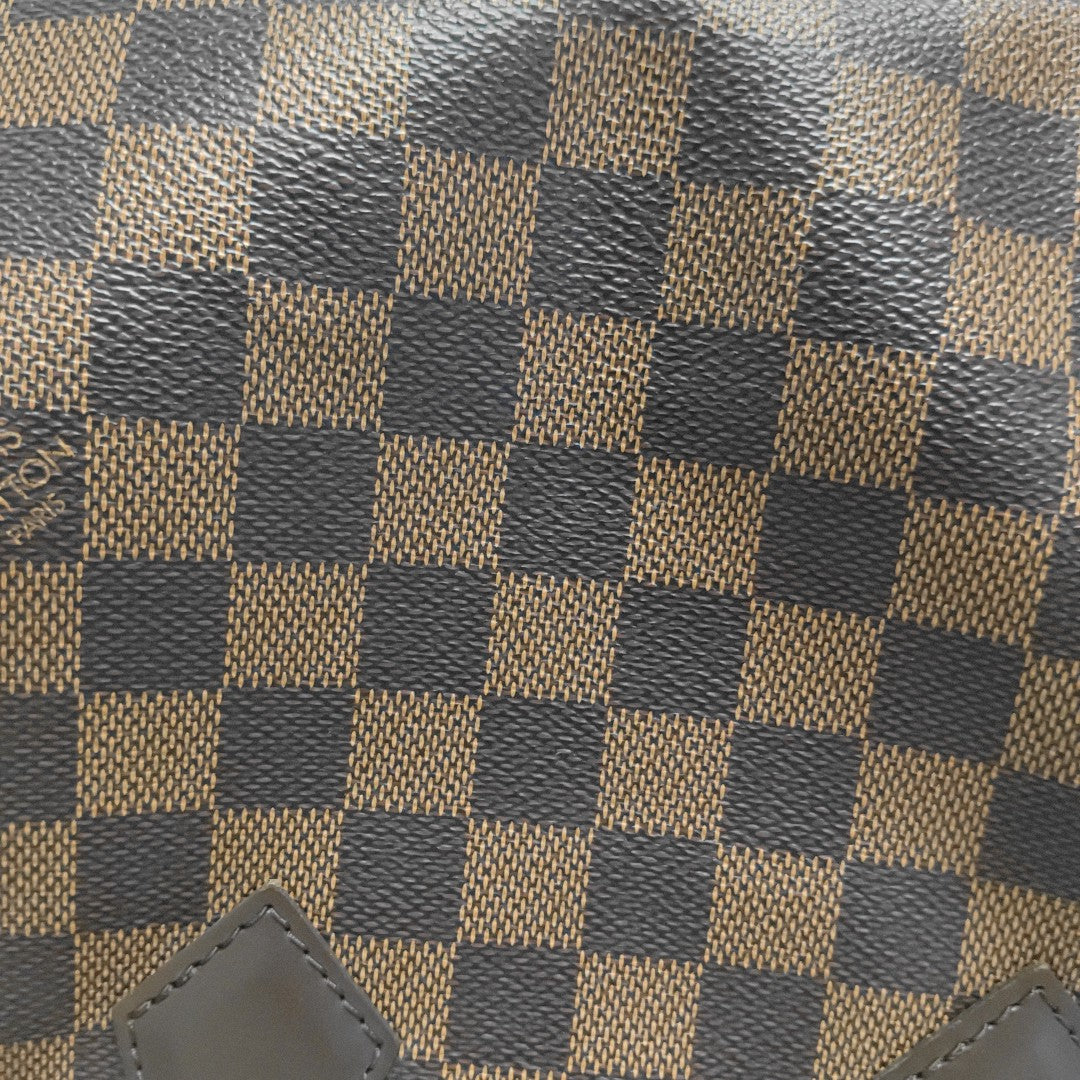 SPEEDY 25 Damier Ebene Coated Canvas Brown