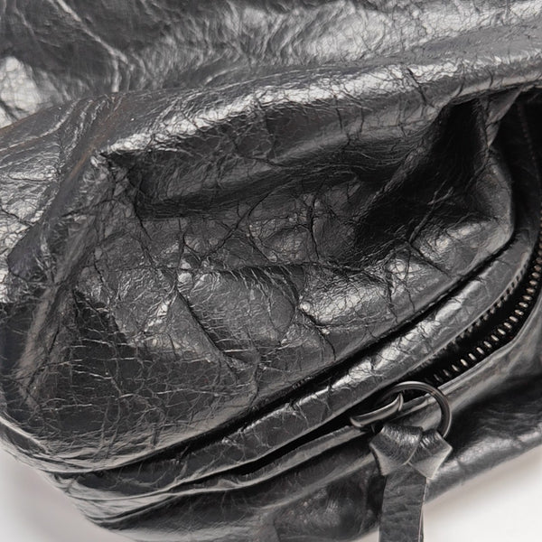 Puffer Small Calfskin Black