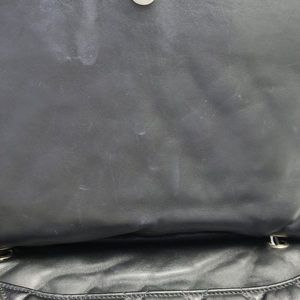 B. Quilted Calfskin Black