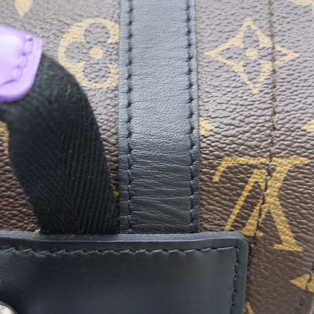 CHRISTOPHER PM Monogram Coated Canvas Brown