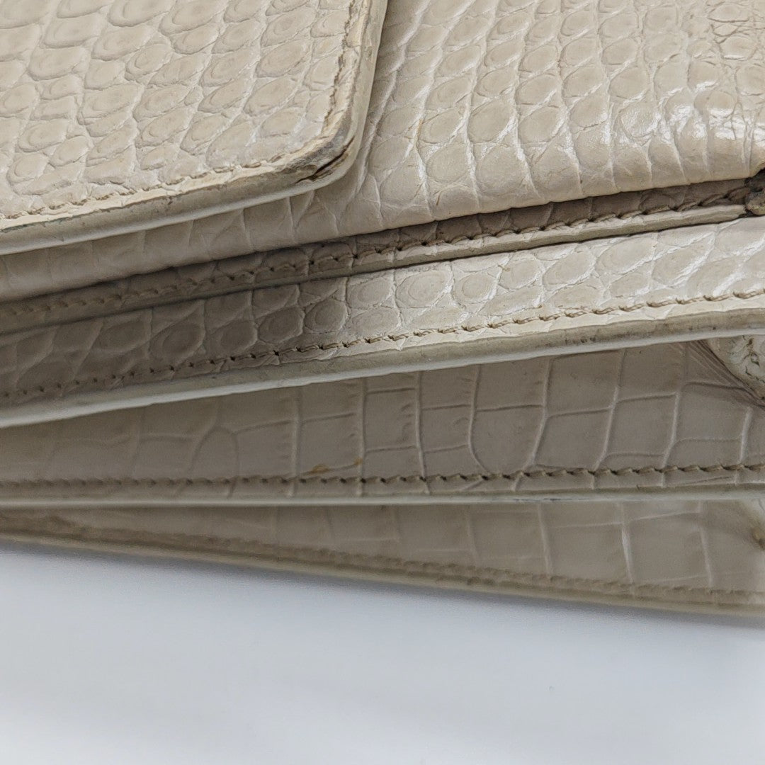 SUNSET Medium Calfskin Beige