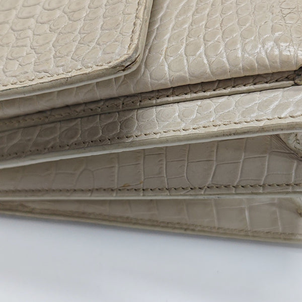 SUNSET Medium Calfskin Beige