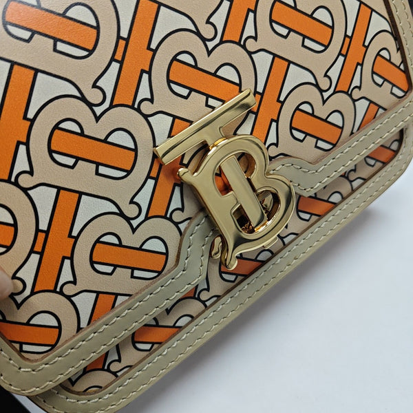 Bolsa Mini TB en Piel de Becerro Multicolor