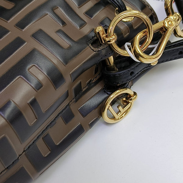 Mon Tresor Mini Monogram Calfskin Brown