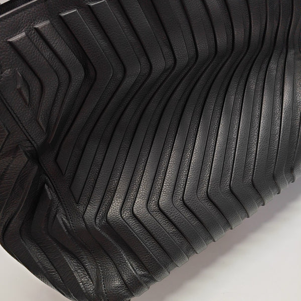 HAMPTON CARRY ALL Medium Calfskin Black