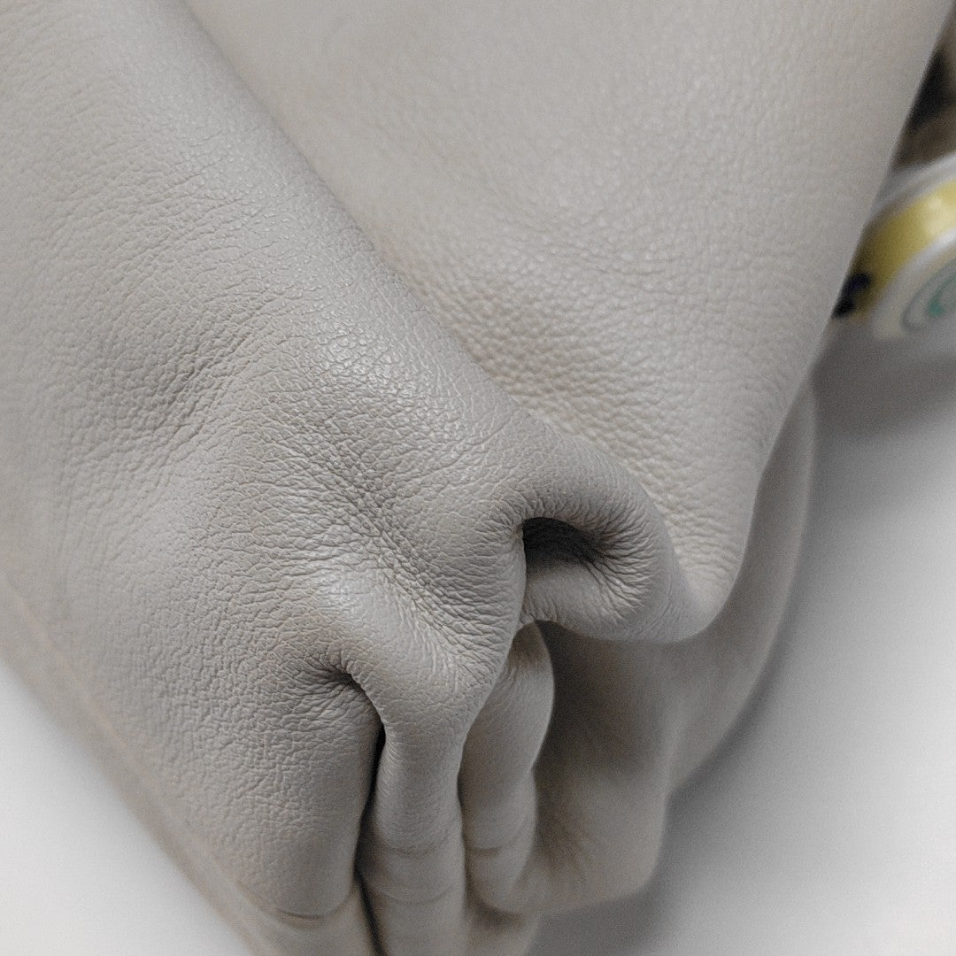 The Pouch Mini Calfskin White