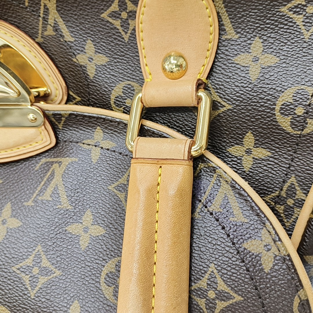 Lona Estampada Monogram BEVERLY Marrón