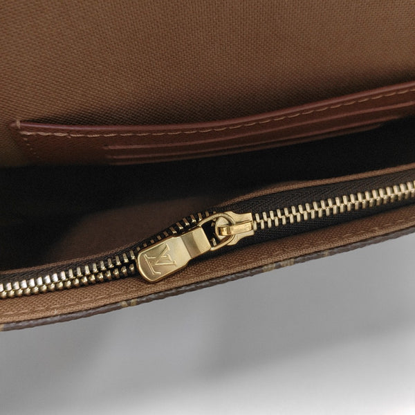 IVY Monogram Coated Canvas Brown