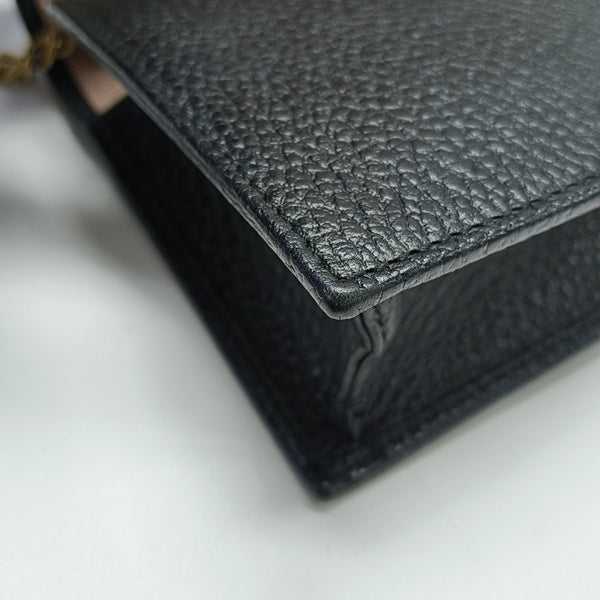 GG Marmont Super Mini Calfskin Black