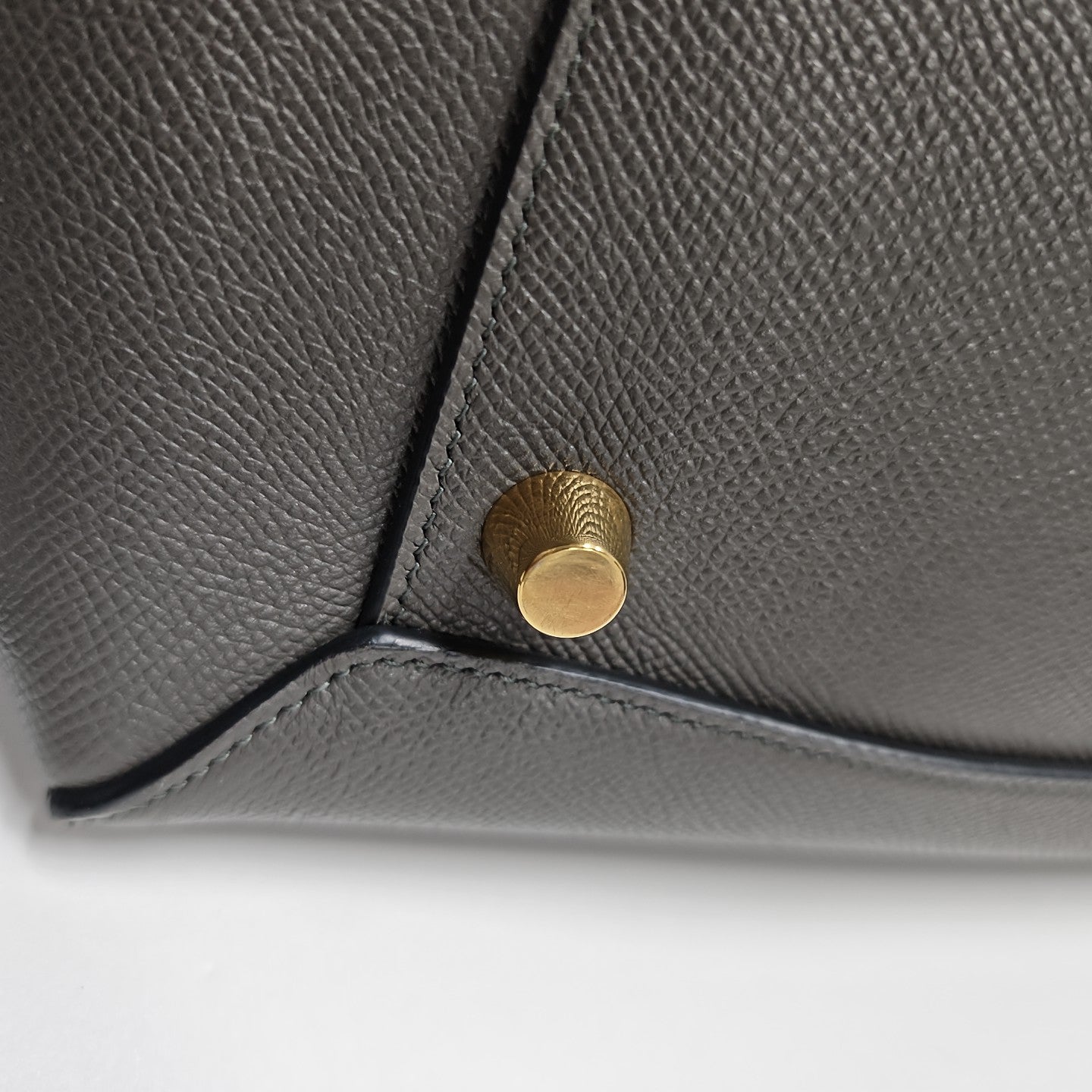 BELT Mini Calfskin Gray