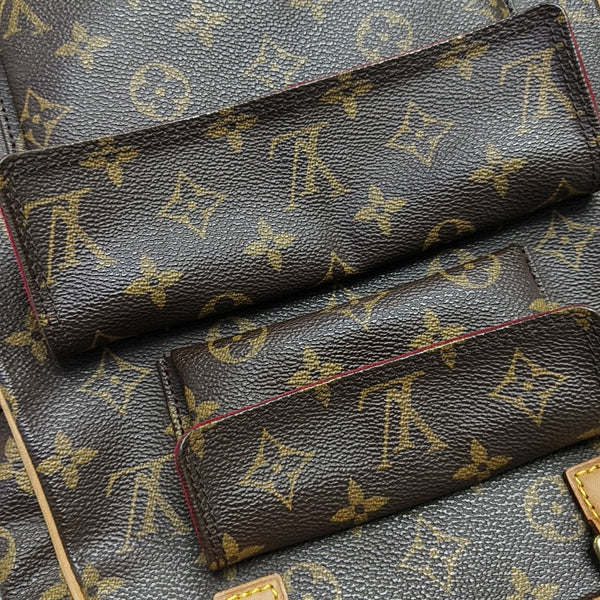 EXCENTRI-CITE Monogram Coated Canvas Brown