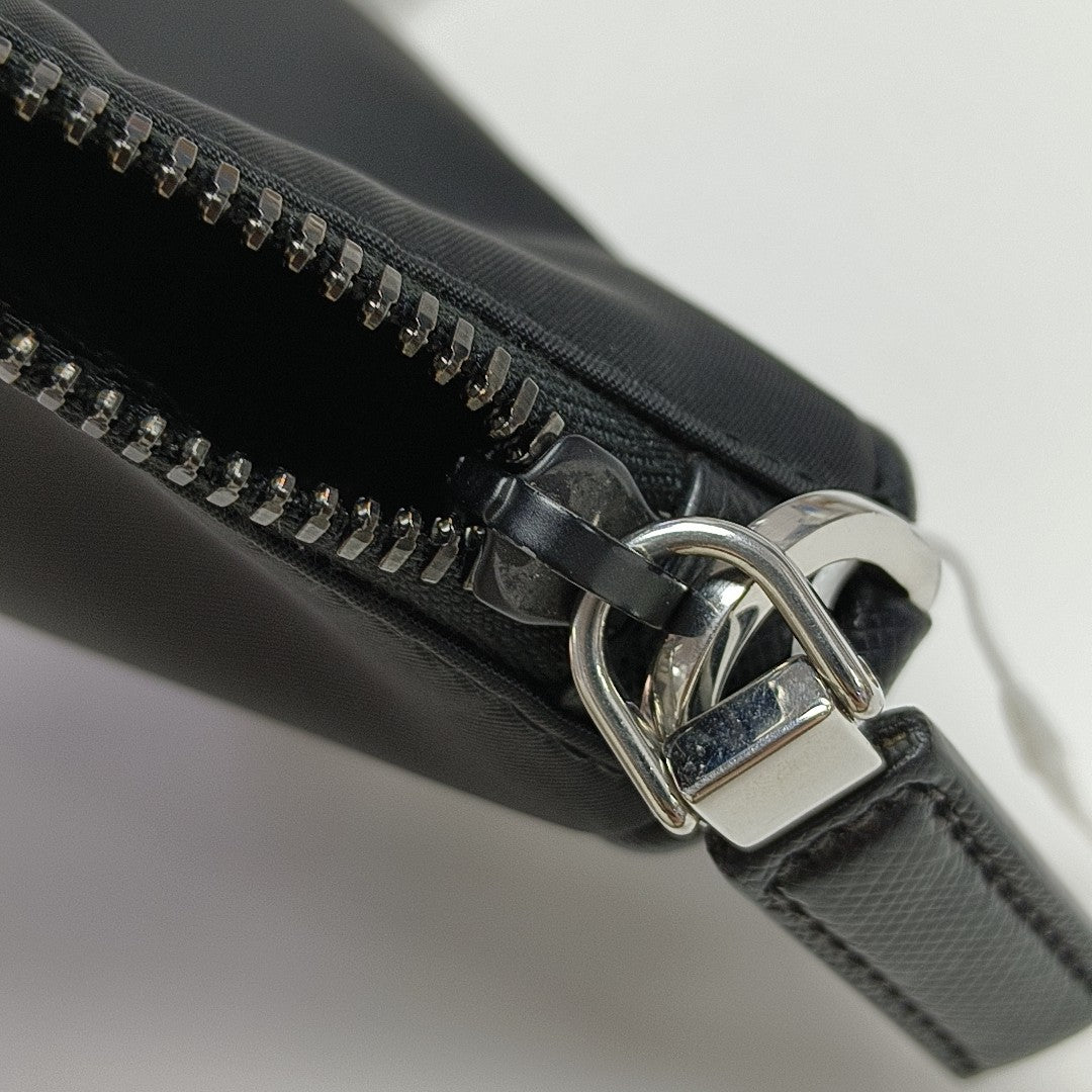 Nylon Crossbody Bag Black