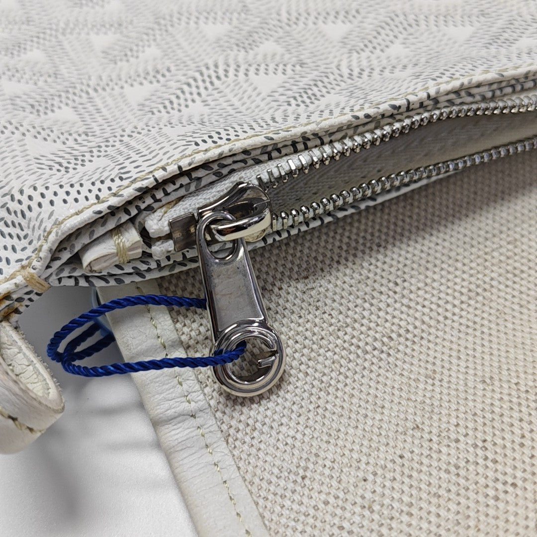 Plumet Coated Canvas White