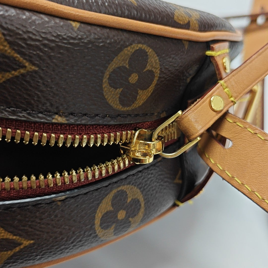 BOITE CHAPEAU MM Monogram Coated Canvas Brown