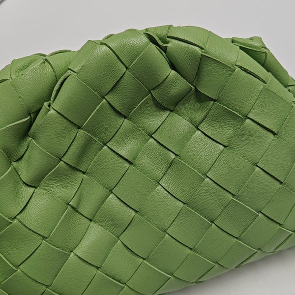 The Pouch Mini Lambskin Green