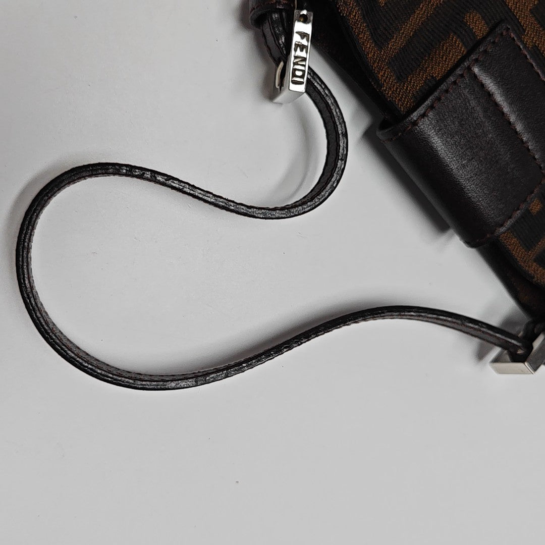 Canvas Top Handle Bag Brown