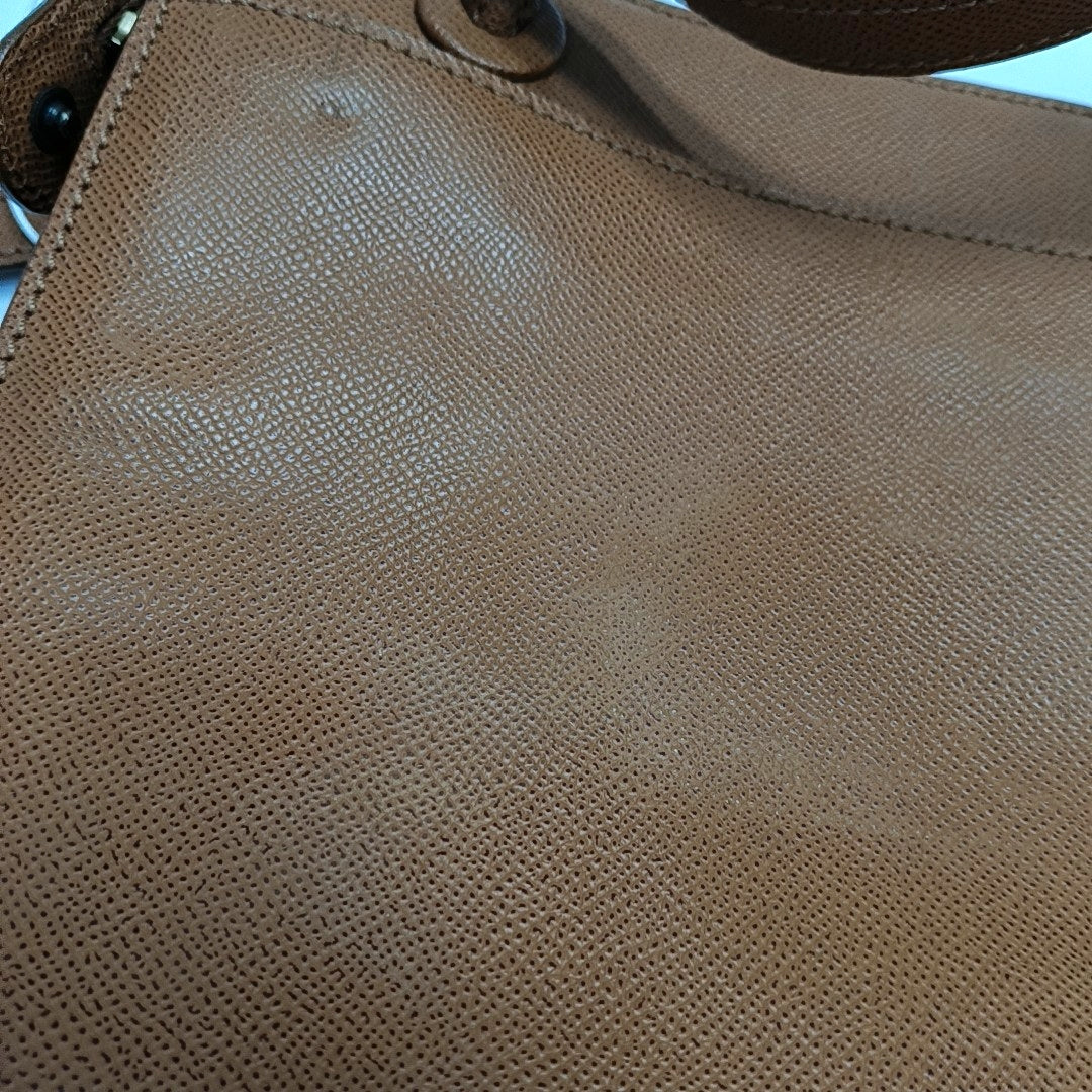 Grained Calfskin Brown