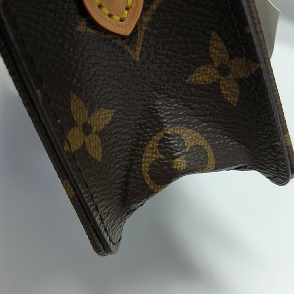 Lily Monogram Coated Canvas Brown