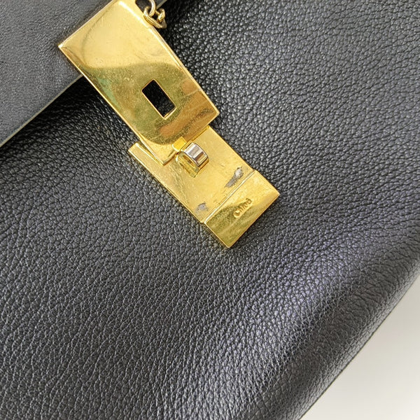 Drew Medium Calfskin Black