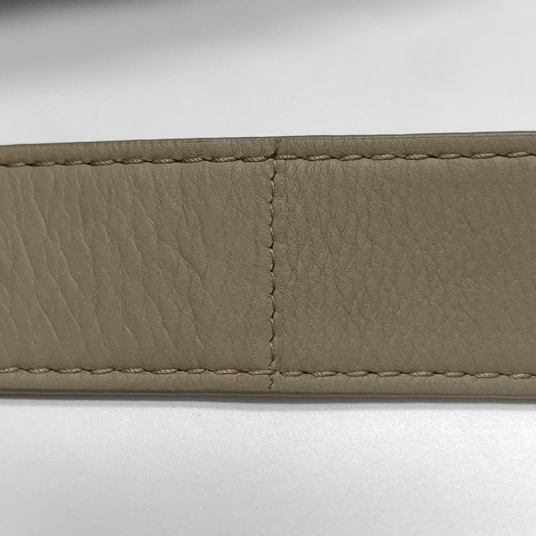 Calfskin Shoulder Bag Gray
