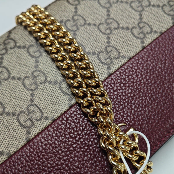 GG Marmont Small Monogram Coated Canvas Gray