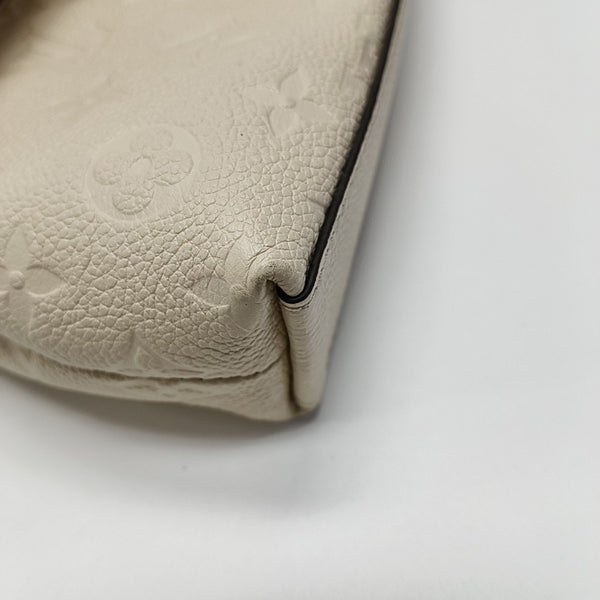 NANO MADELEINE Nano Monogram Calfskin Beige