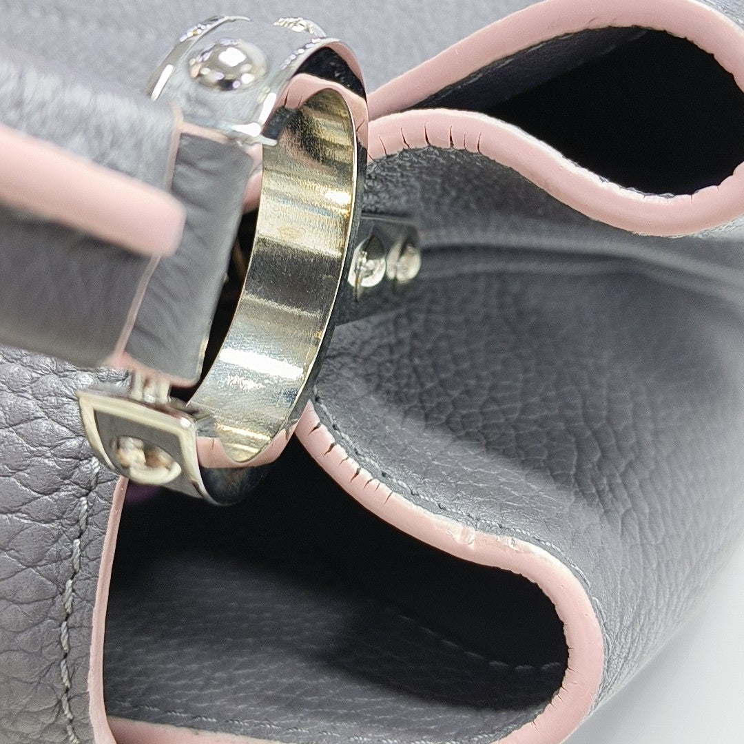 CAPUCINES GM Calfskin Gray