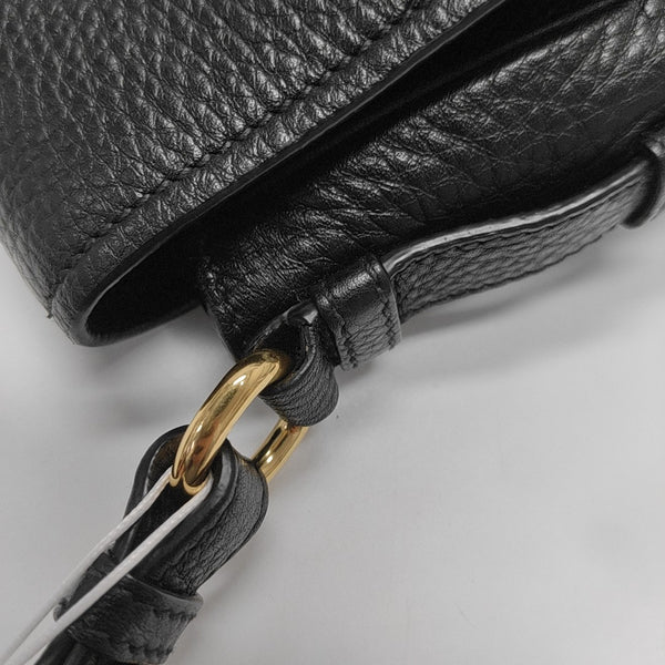 Calfskin Shoulder Bag Black