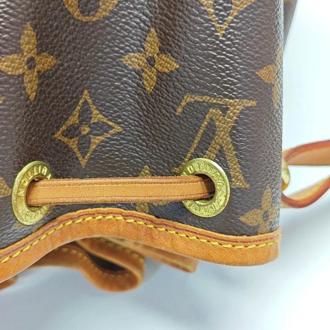 NÉONOÉ PM Monogram Coated Canvas Brown