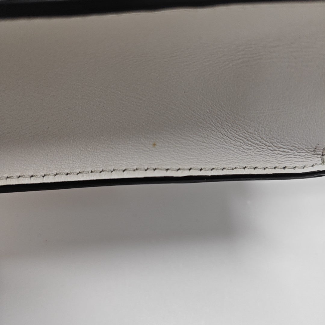 Calfskin Shoulder Bag White