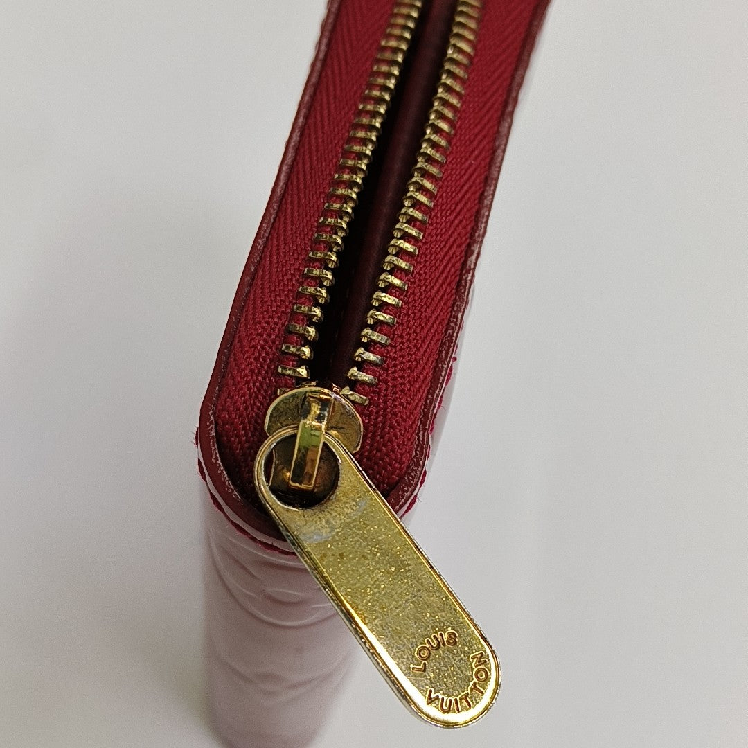 ZIPPY Patent Leather Red Wallet