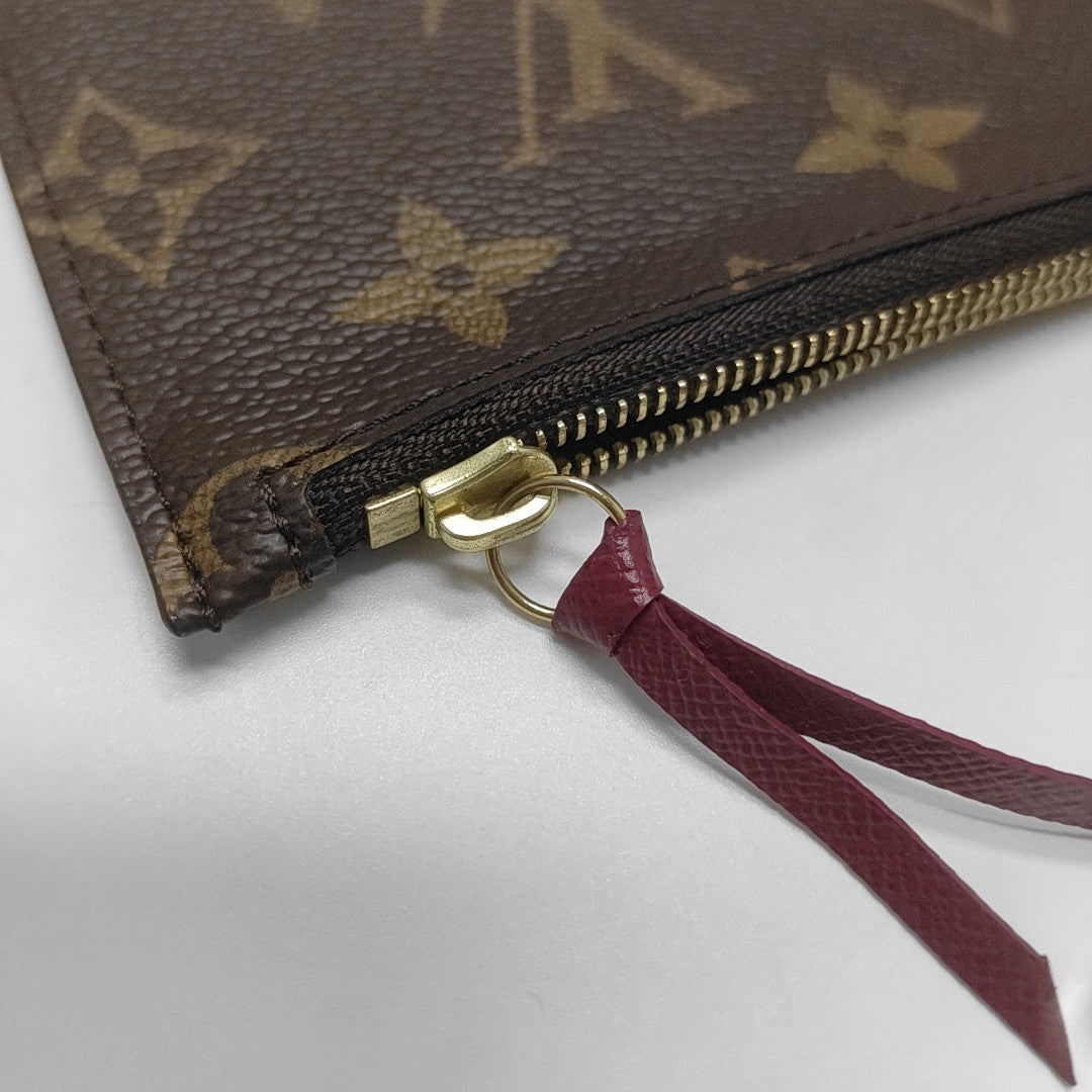 JOSÉPHINE Monogram Coated Canvas Brown Wallet