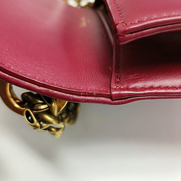 Diorama Small Calfskin Red
