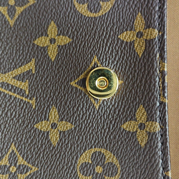 IVY Monogram Coated Canvas Brown