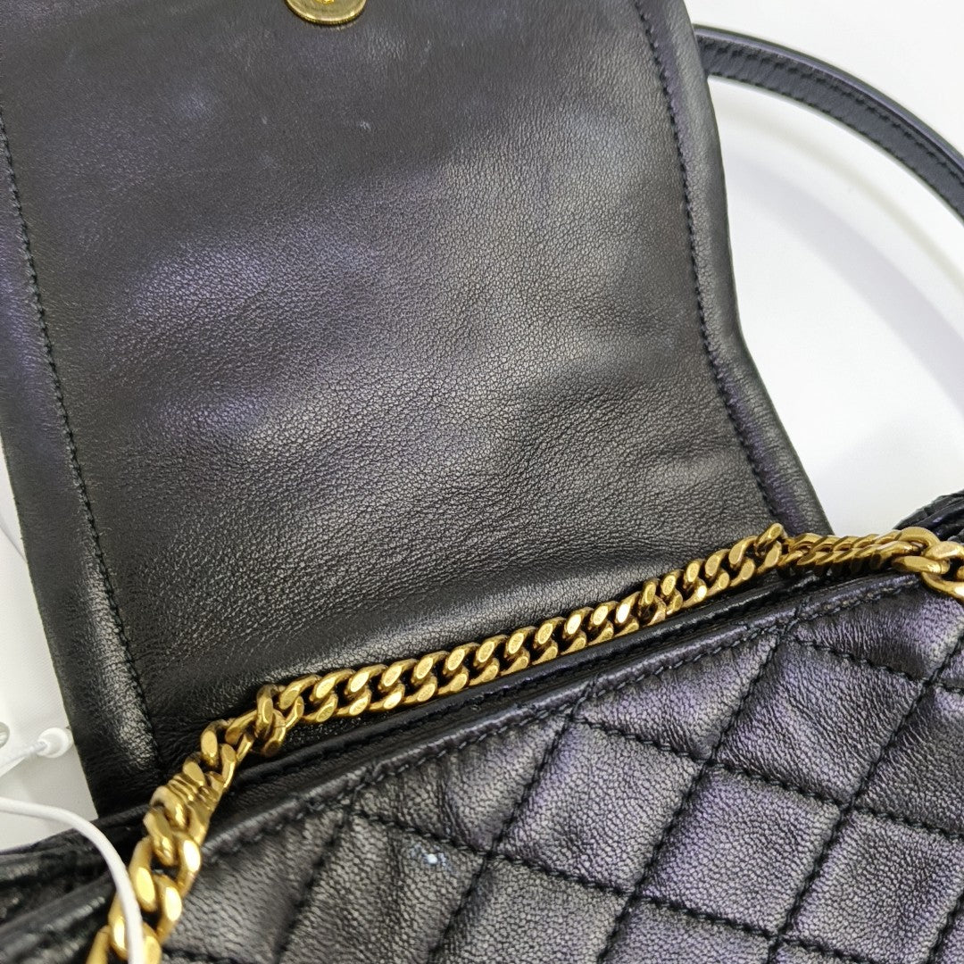 NOLITA Mini Quilted Lambskin Black
