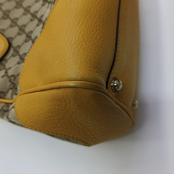 Monogram Canvas Tote Bag Beige