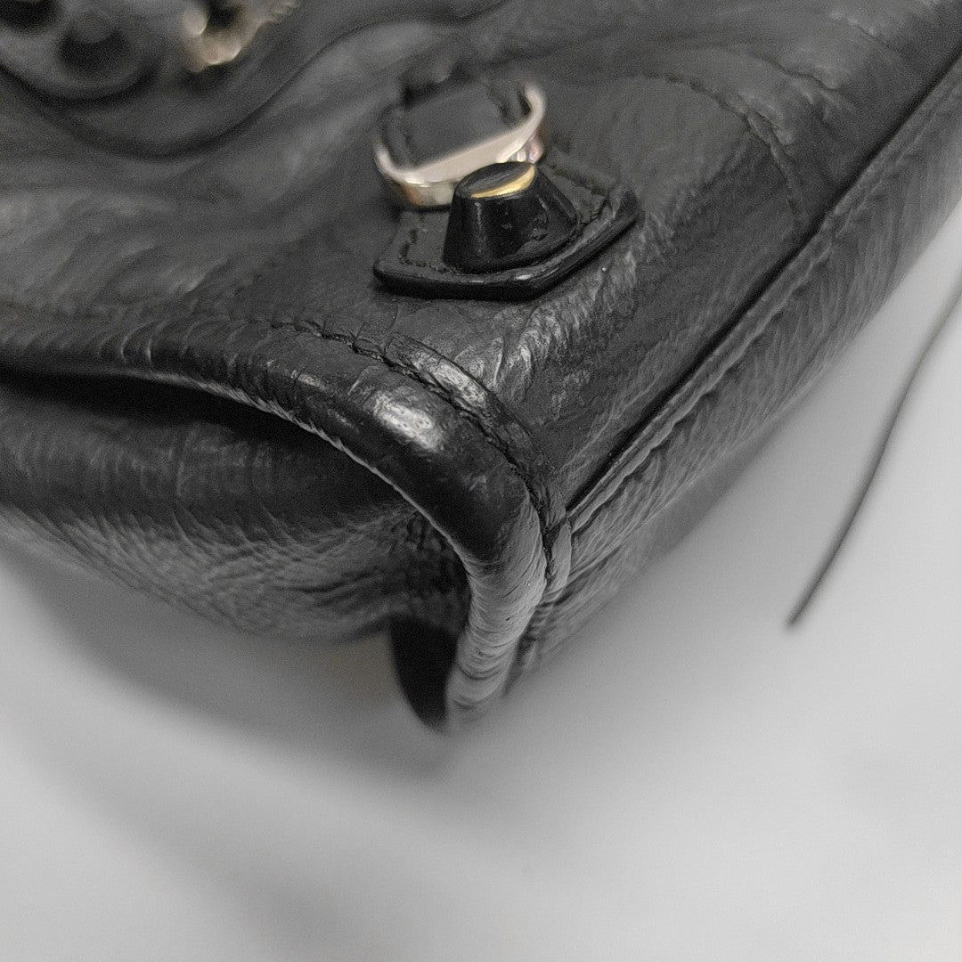 Classic City Mini Lambskin Black