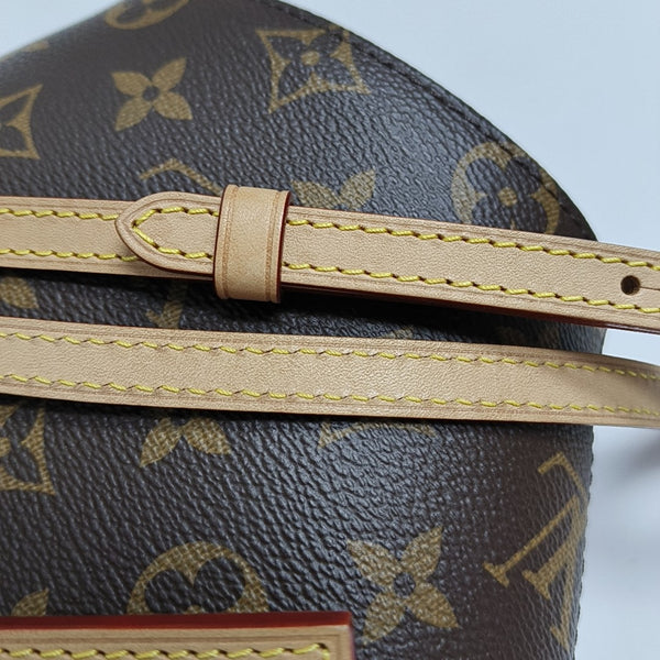 RIVAGE BB Monogram Coated Canvas Brown