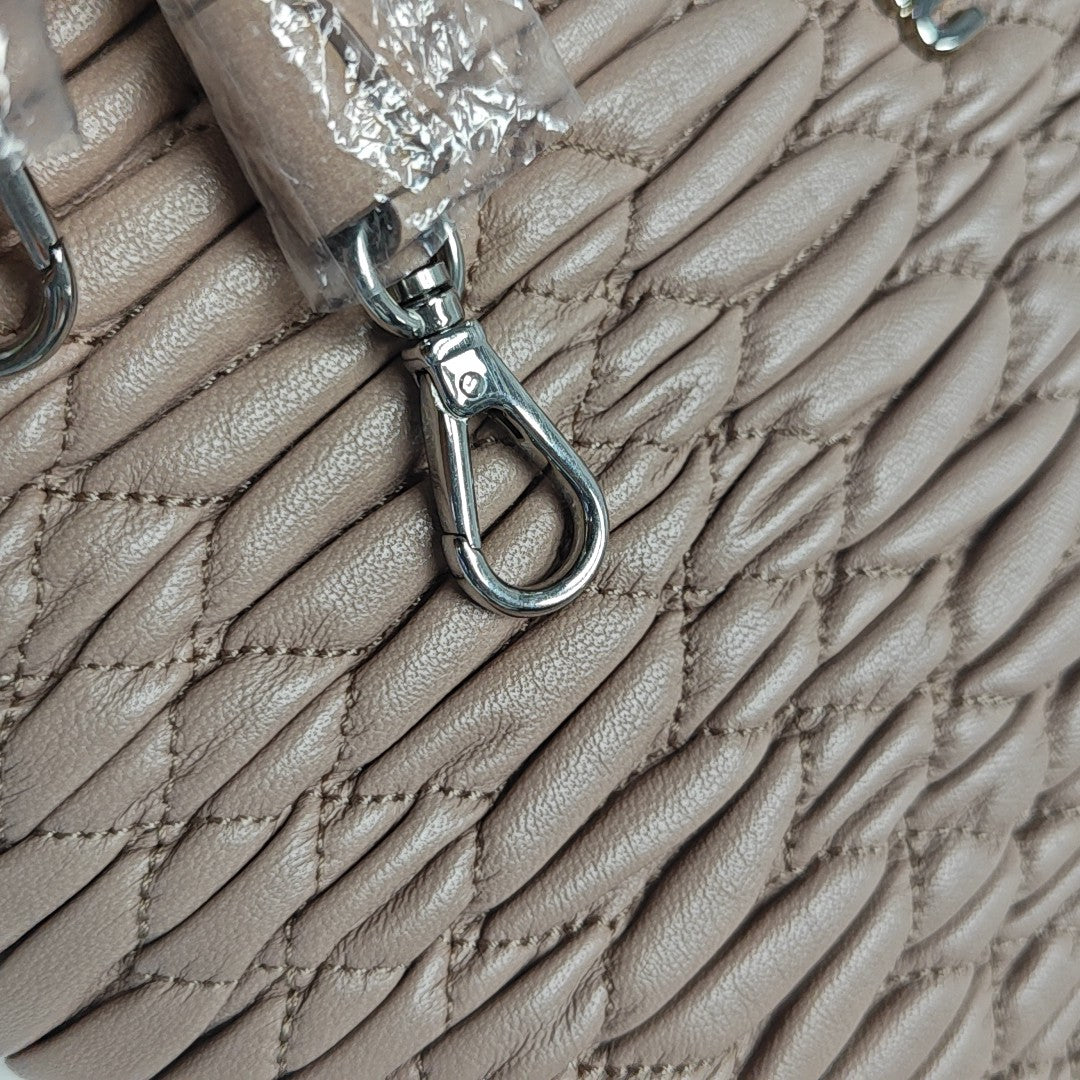 Crystal Quilted Lambskin Pink