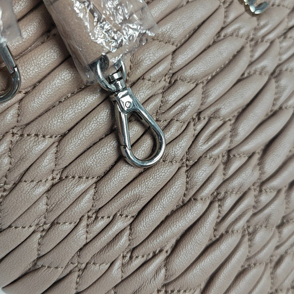 Crystal Quilted Lambskin Pink