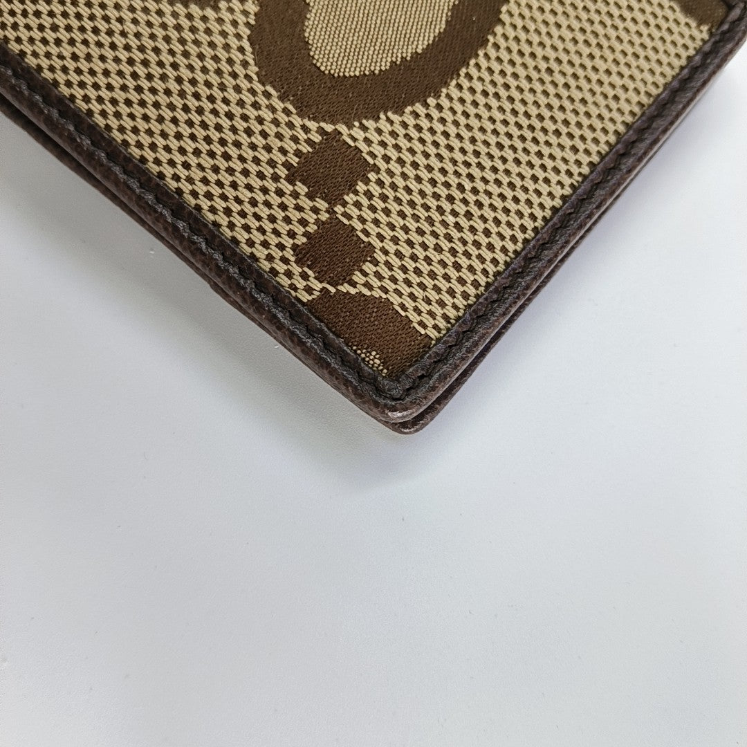 GG Messenger Monogram Canvas Brown Wallet