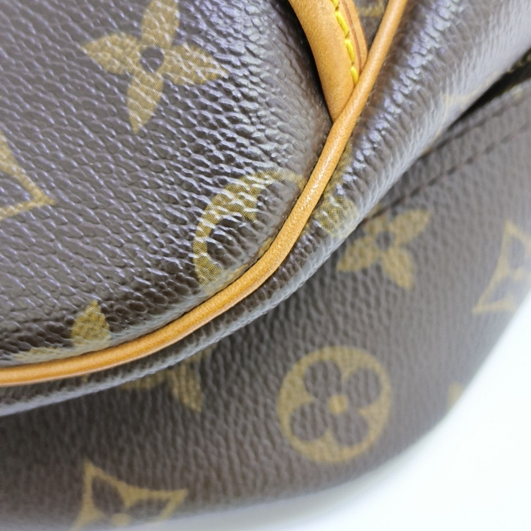 DEAUVILLE Monogram Coated Canvas Brown