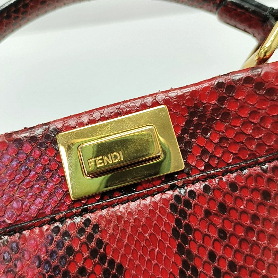 Peekaboo Mini Python Red