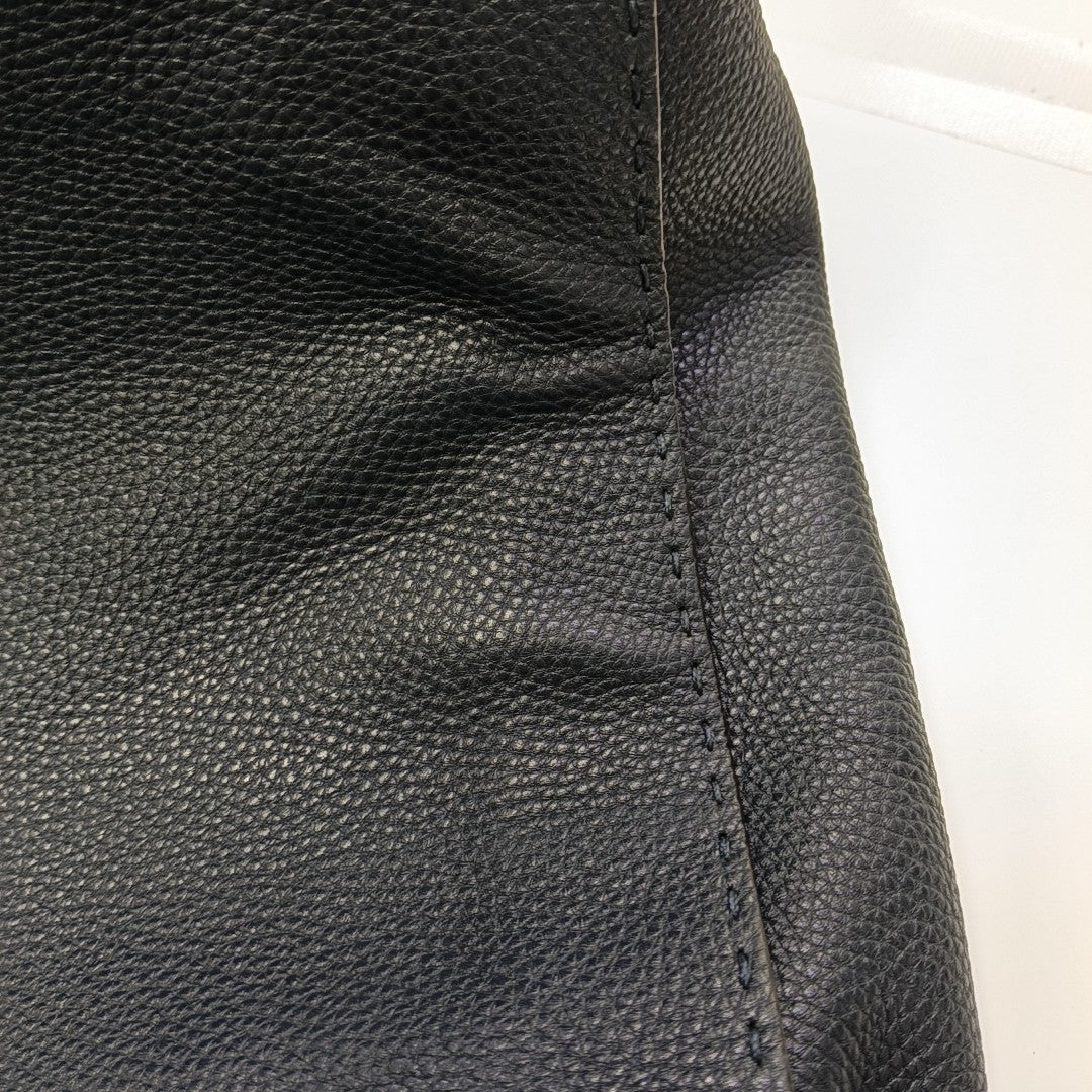 Peekaboo Large Calfskin Blue