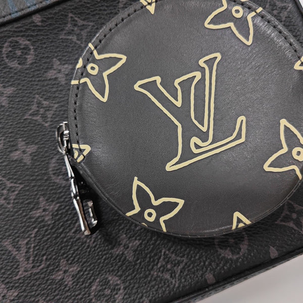VOLGA Monogram Coated Canvas Gray