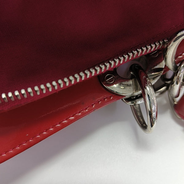 Dior Soft Large Cannage Patent Leather Red