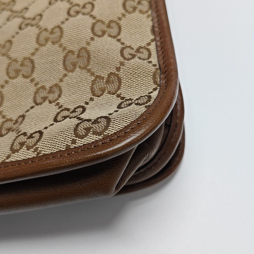 Horsebit 1955 Medium Monogram Canvas Brown