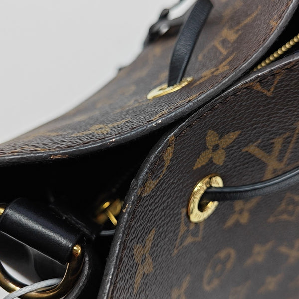 NÉONOÉ MM Monogram Coated Canvas Brown
