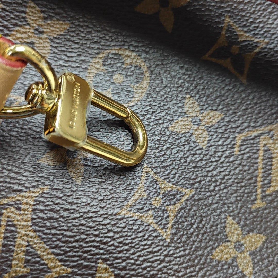 DIANE Monogram Coated Canvas Brown